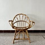 Children's rattan armchair