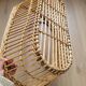 Rattan doll cradle