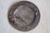 Plat rond en pierre fossile vintage