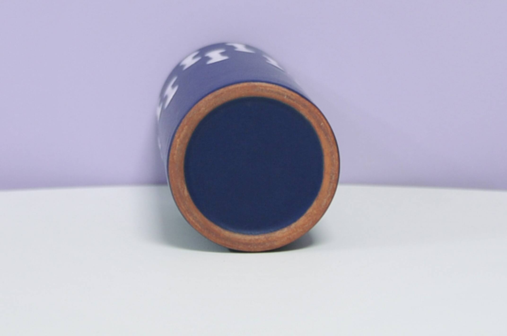 Dark blue West Germany vase