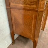 Commode a central jump in amaranth wood and rosewood XX century