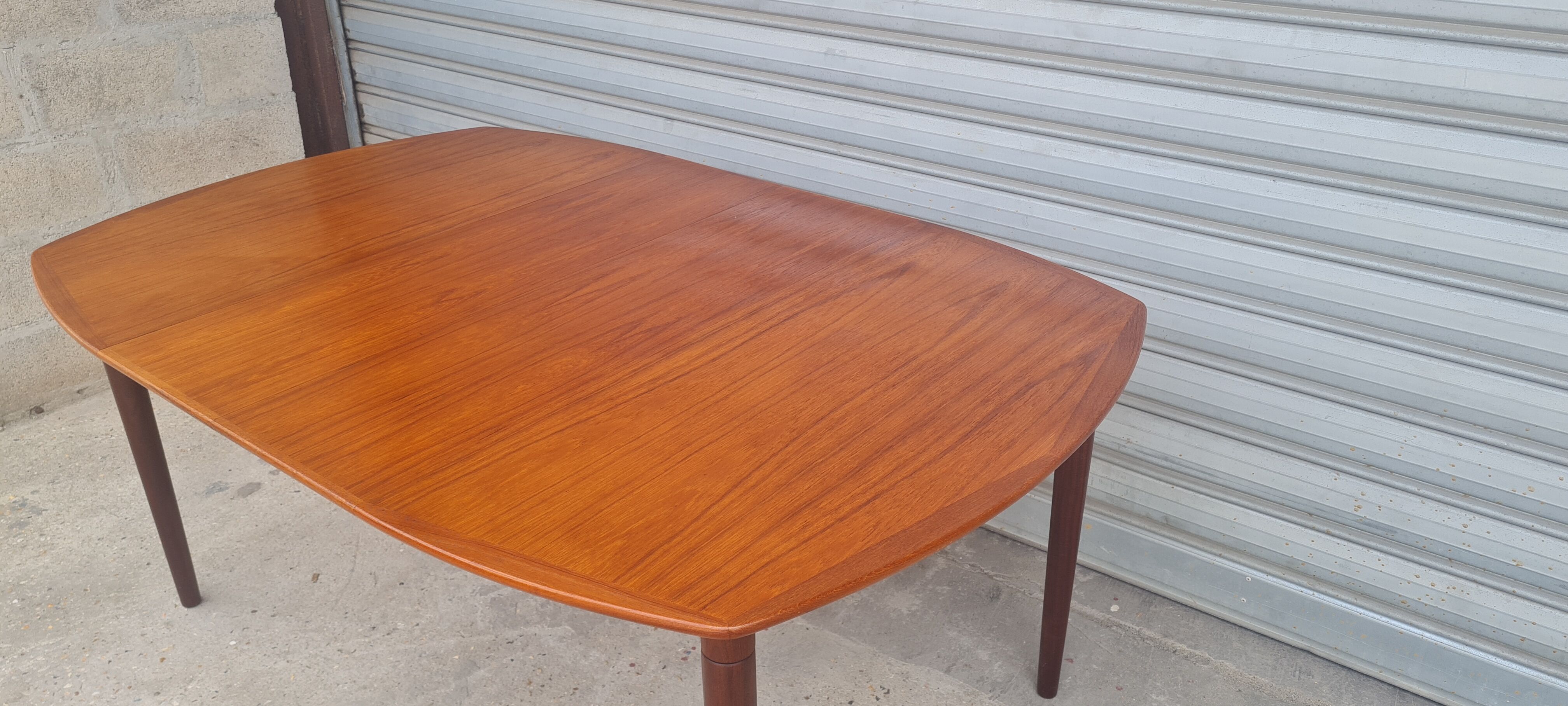 Danish teak dining table by Alf Aarseth for Gustav Bahus