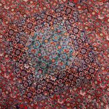 Antique Persian Bidjar handmade rug 7.5' x 10.11' 1920s - 1C1210