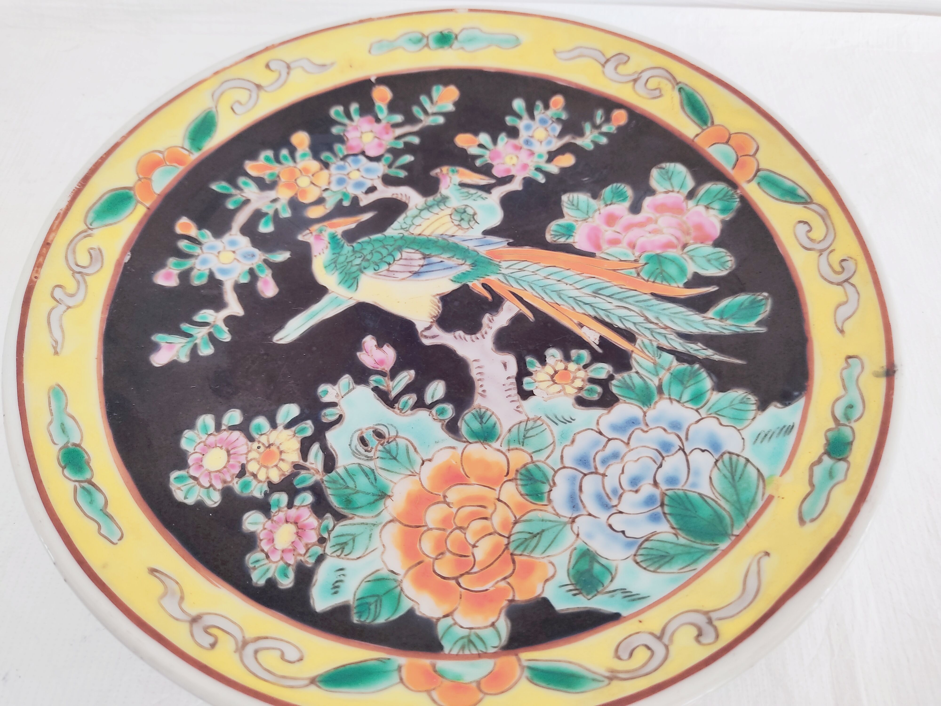 Japanese plate 19th phoenix
