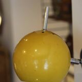 TeDeLight wall lamp, 1970 in yellow lacquered metal