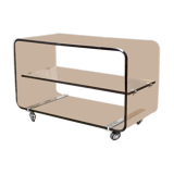 Michel Dumas plexi side table for Roche Bobois, 1970