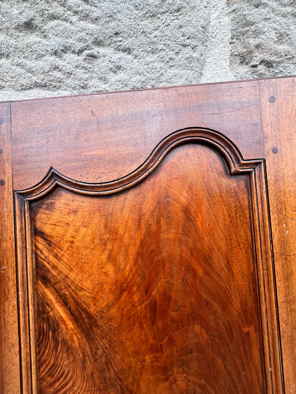 Old wardrobe door