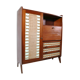 Rattan secretary cabinet 1960