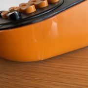 Phone orange pop art vintage telic ptt 1975 design f. quirin