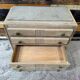 Art Deco commode in sandblasted oak