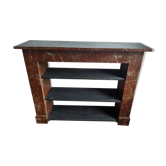 Shelf old mantelpiece faux marble circa 1900