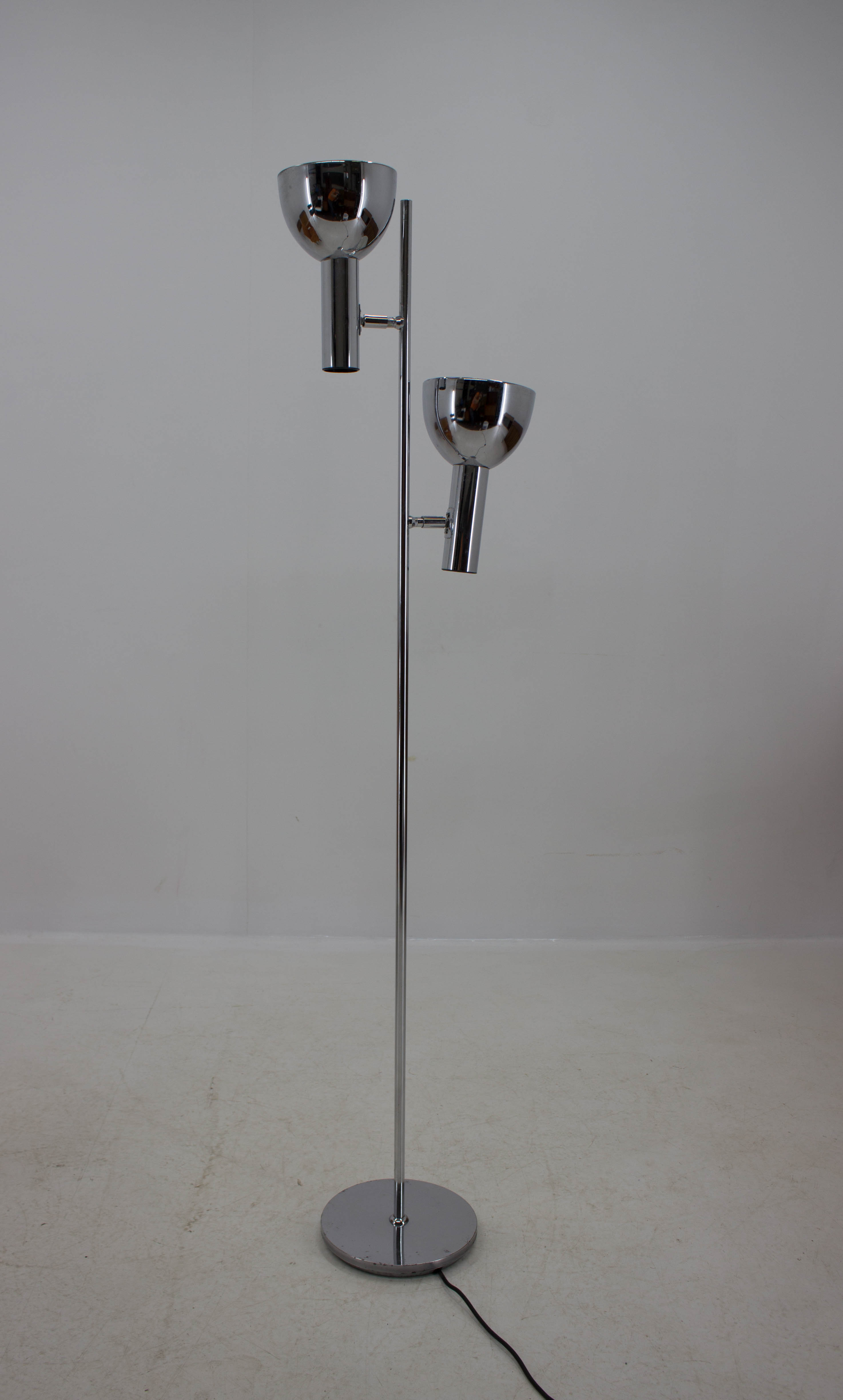 Floor lamp with two shades, Germany, 1970s