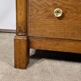 Petite Commode de Propriété en Chêne, époque Empire – Début XIXe