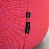 Red Pumpkin chair and ottoman by Pierre Paulin for Ligne Roset
