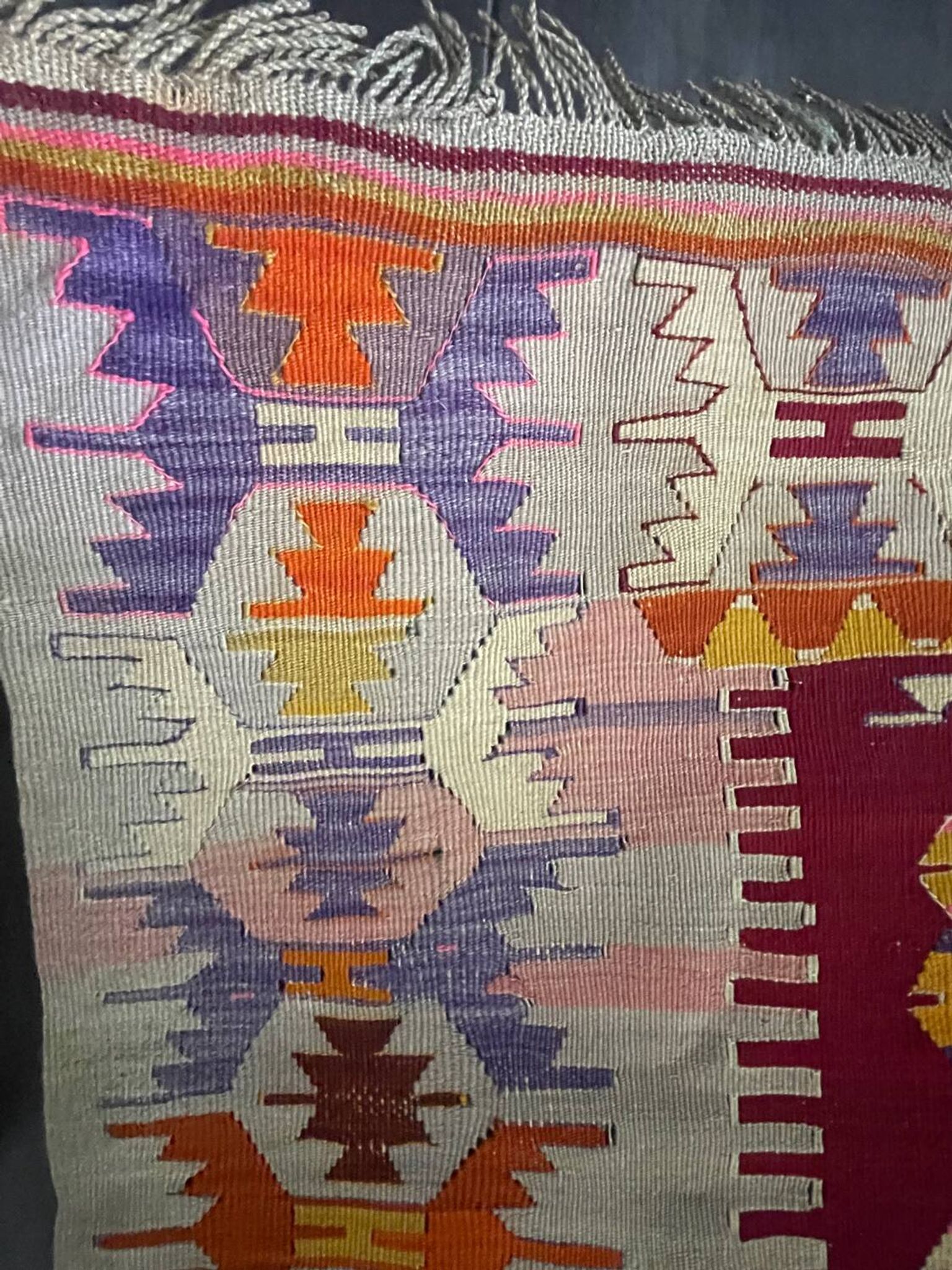 Beautiful old Kilim rug. 19th century. Handmade.