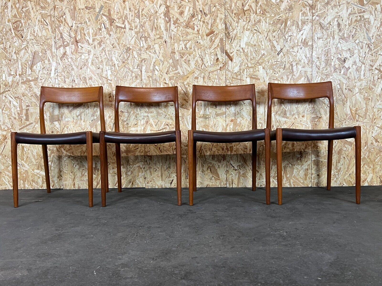 Chairs by Niels O. Möller for J.L. Moller's 60