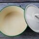 Enamelled sheet metal cocotte
