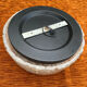 Vintage 1980s Round Molded Glass Ice Cube Wall Sconce