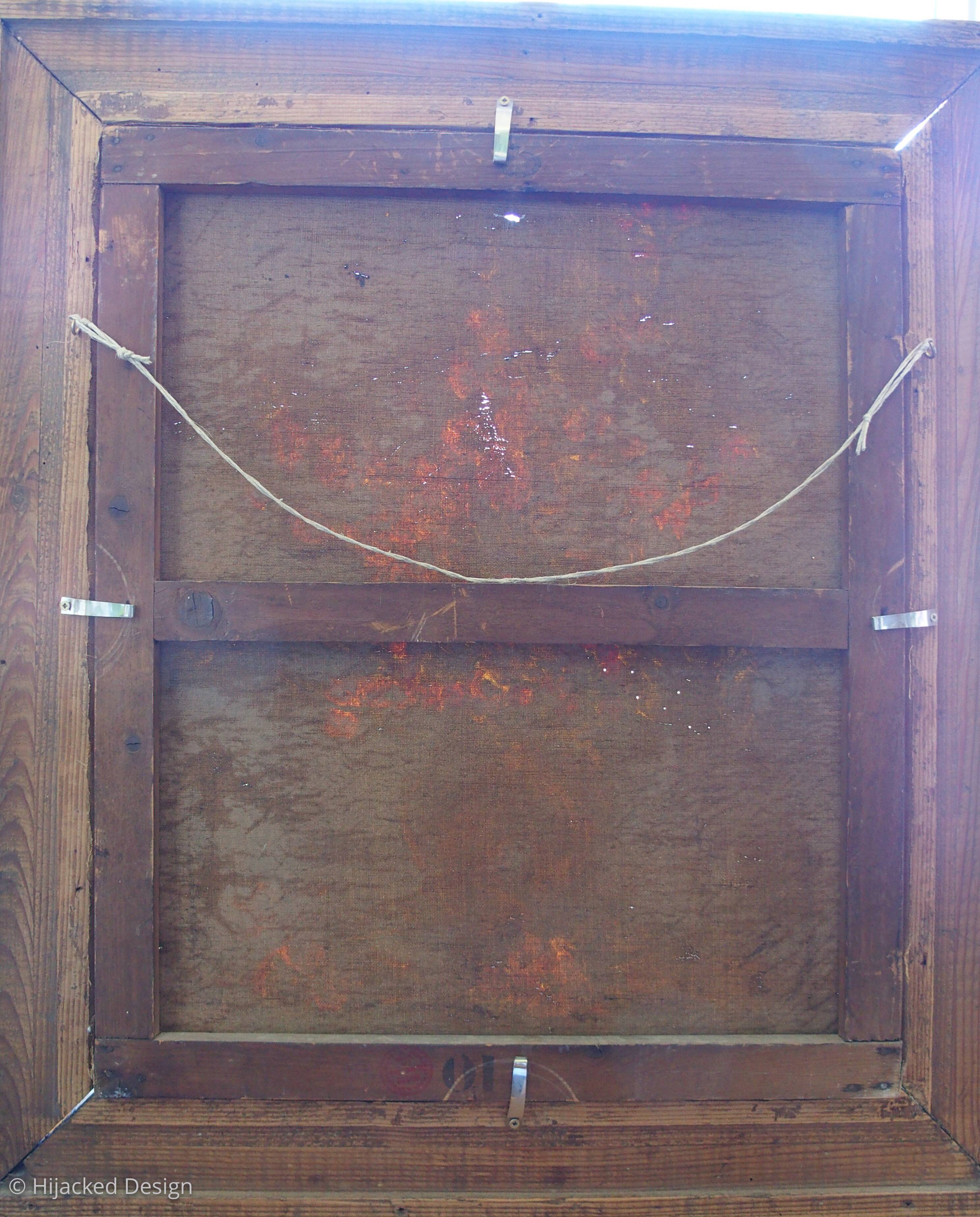 Bouquet of flowers - still life in its golden frame