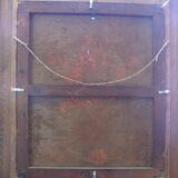 Bouquet of flowers - still life in its golden frame