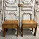 Paire de chevets en orme massif maison regain