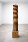 Show the carved wooden press – Decorative/industrial object