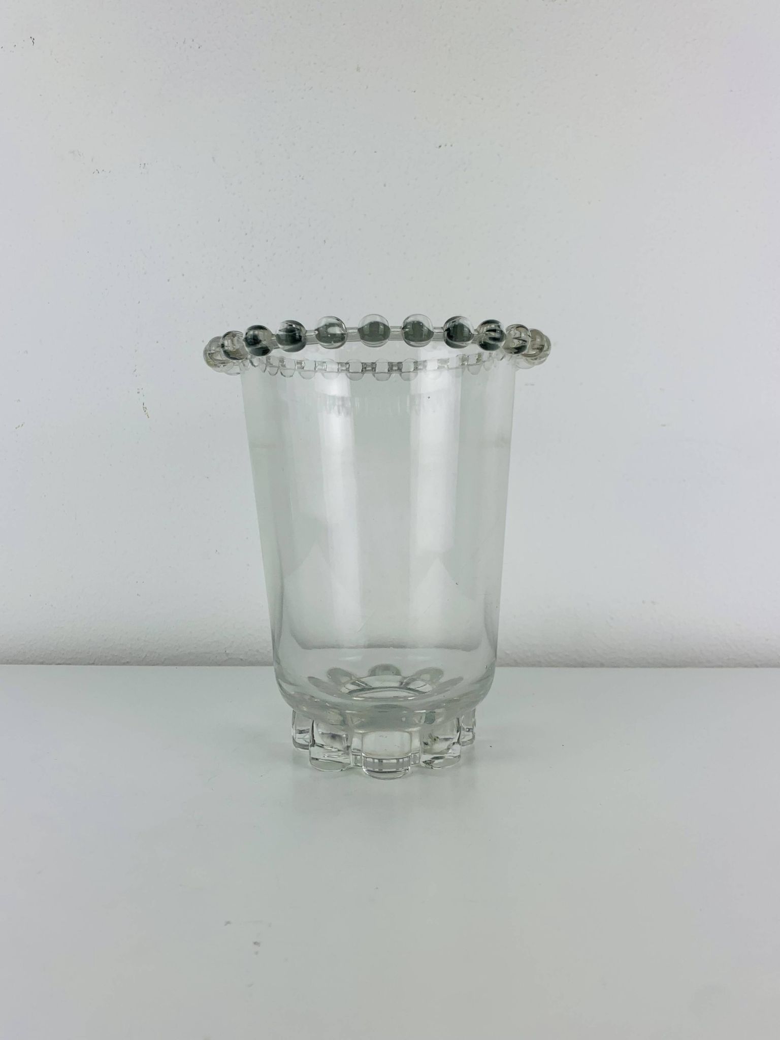 Art Deco glass vase by Rudolf Schrotter