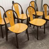 6 Baumann "transit" chairs 1990s