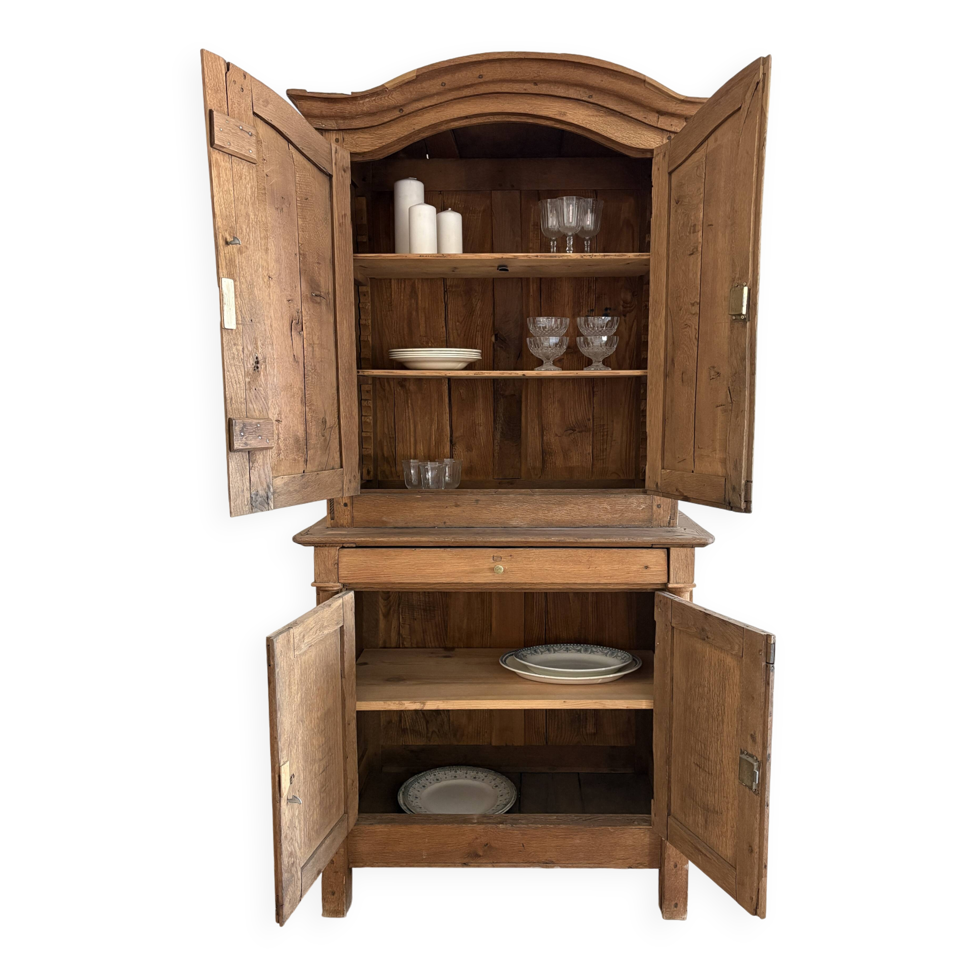 Antique solid oak dresser