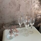 Flûtes à champagne en cristal