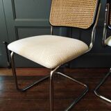 2 chairs cesca Marcel Breuer 1970