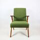 Armchair chair like Puchała armchair boucle green - 2 pieces available