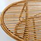 Oval Wicker Coffee Table with Lower Shelf