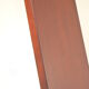 1960's industrial design: big bench mahogany and metal 1.9 m