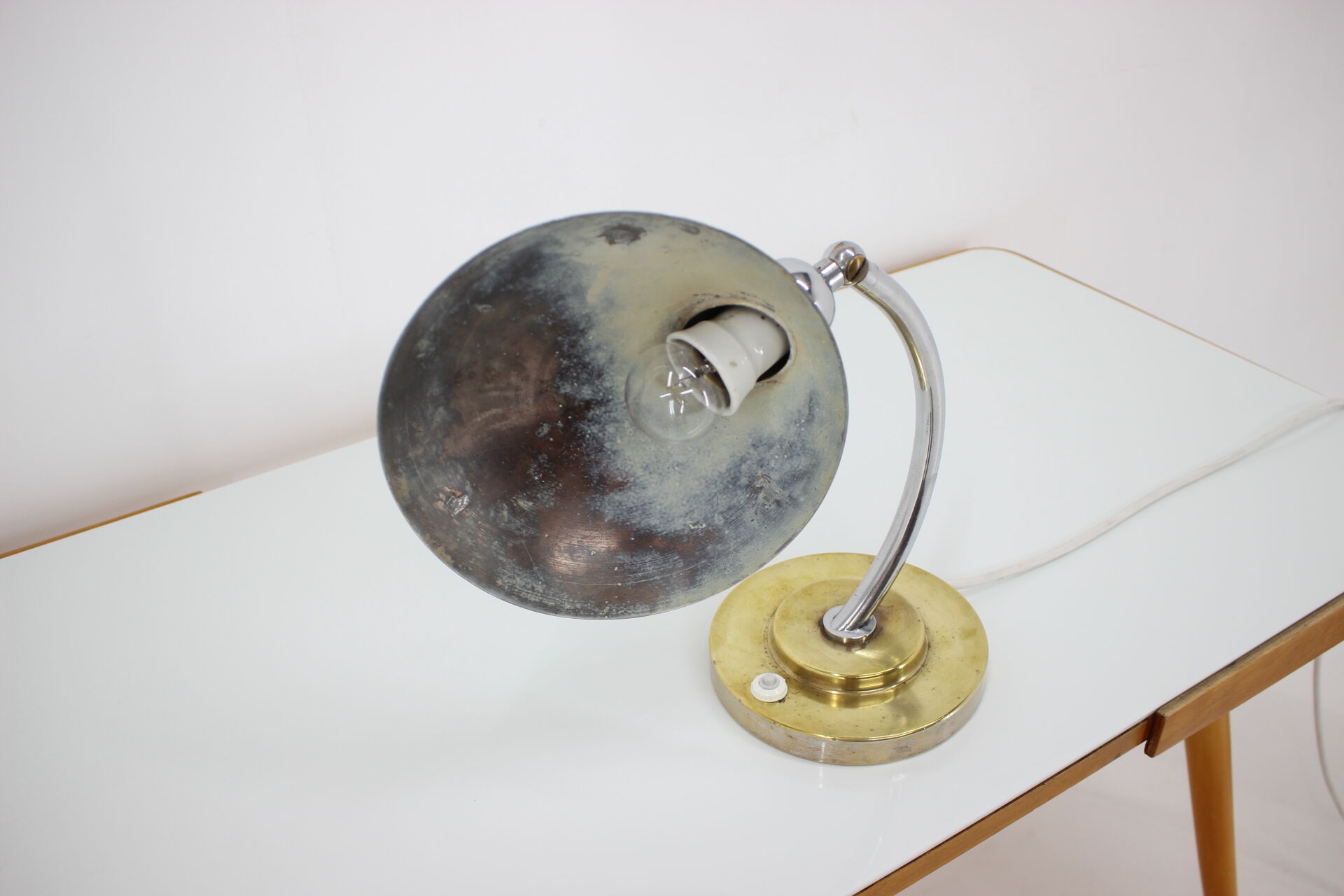 Mid-century metal table lamp, 1950´s.