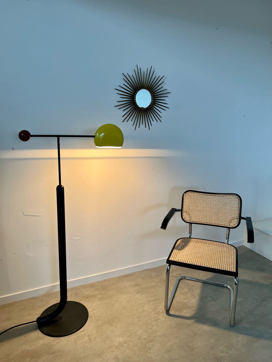 Old armchair Cesca B64 design Marcel Breuer 1970 Made in Italy