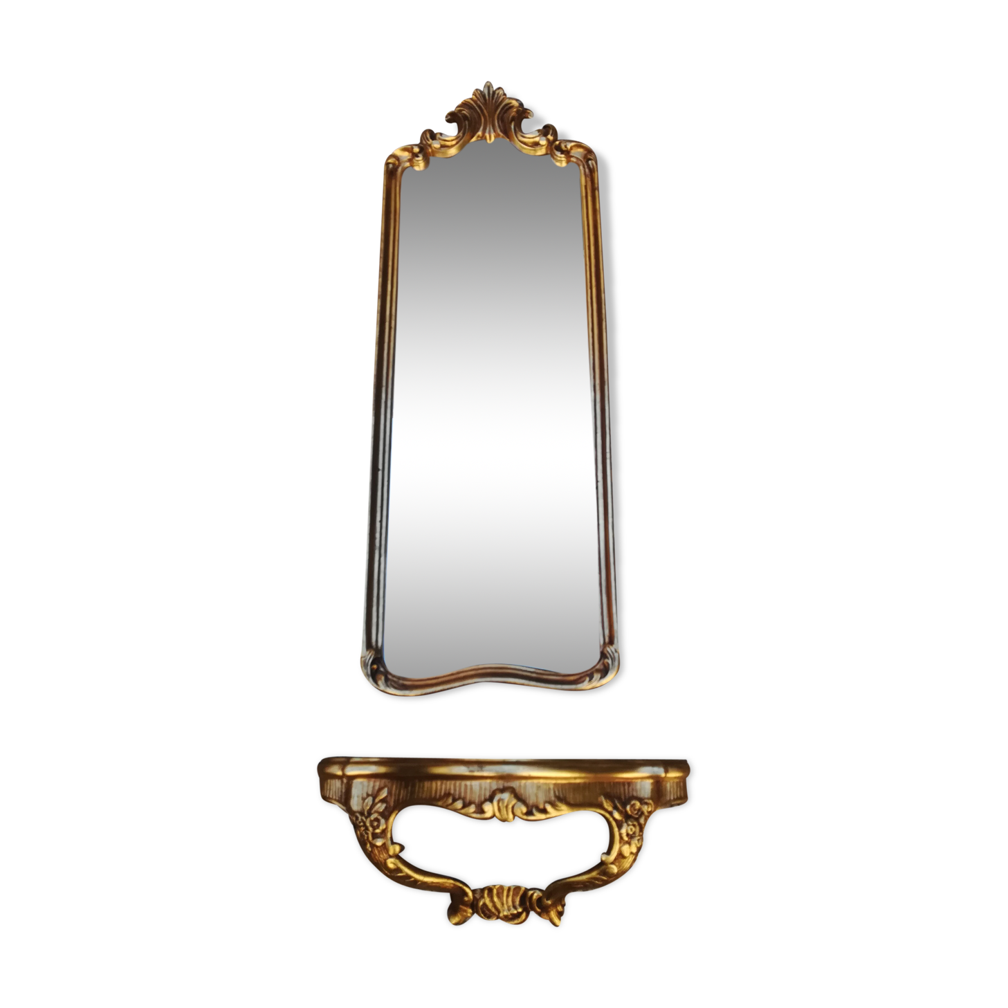 Miroir 68 x 24 avec console