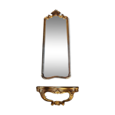 Mirror 68 x 24 with console