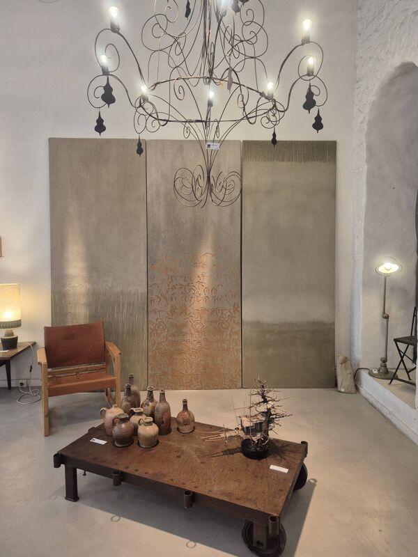 Table basse industrielle, vers 1970