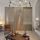 Vintage industrial coffee table, circa 1970