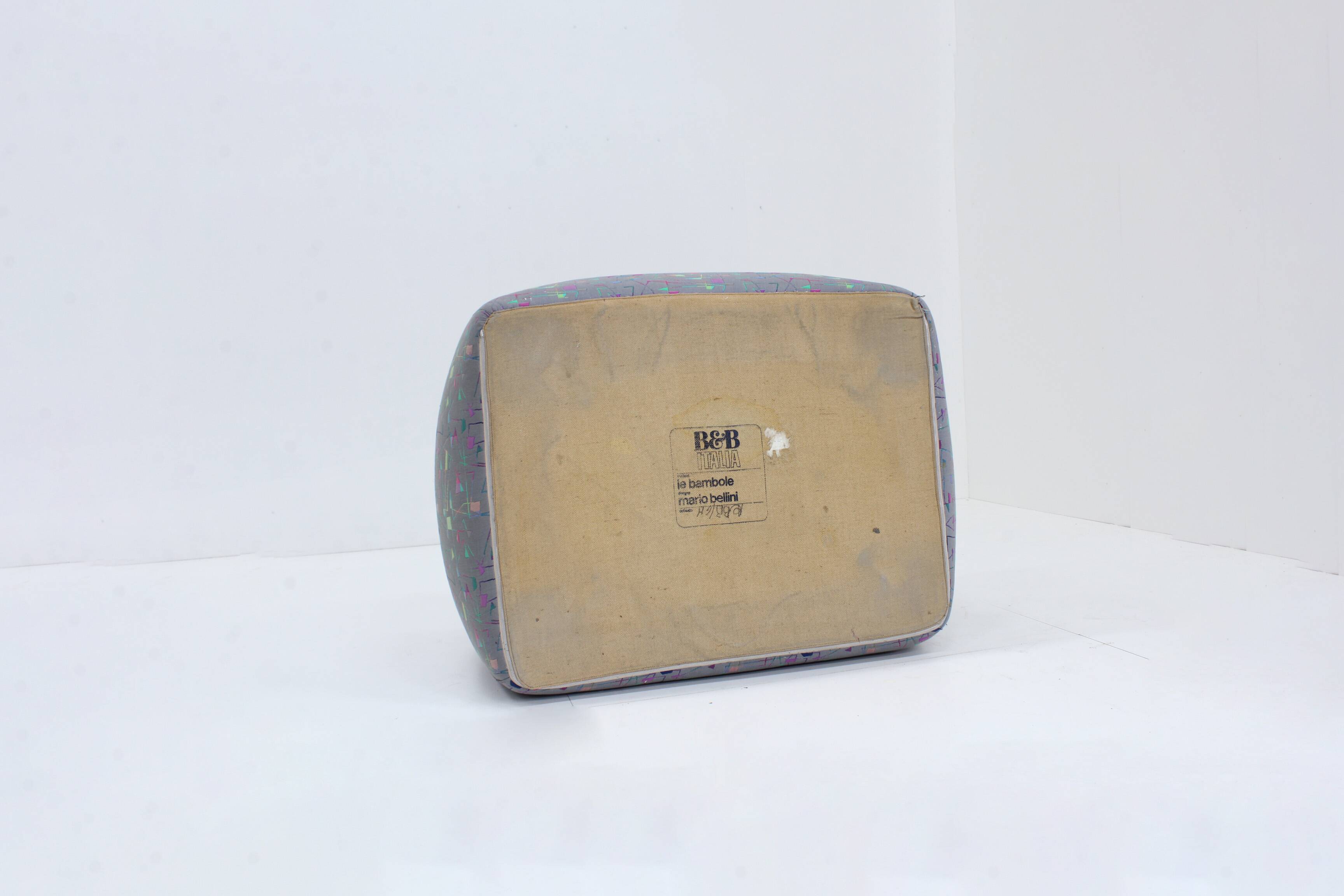 Fauteuil Le Bambole de Mario Bellini pour B&B Italia, années 1970