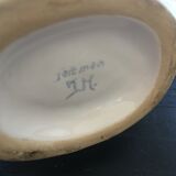 Bird spades flowers signed