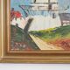 Painting „The Colourful Windmill”, Scandinavian design, 20th century, by Aage Verner Thrane