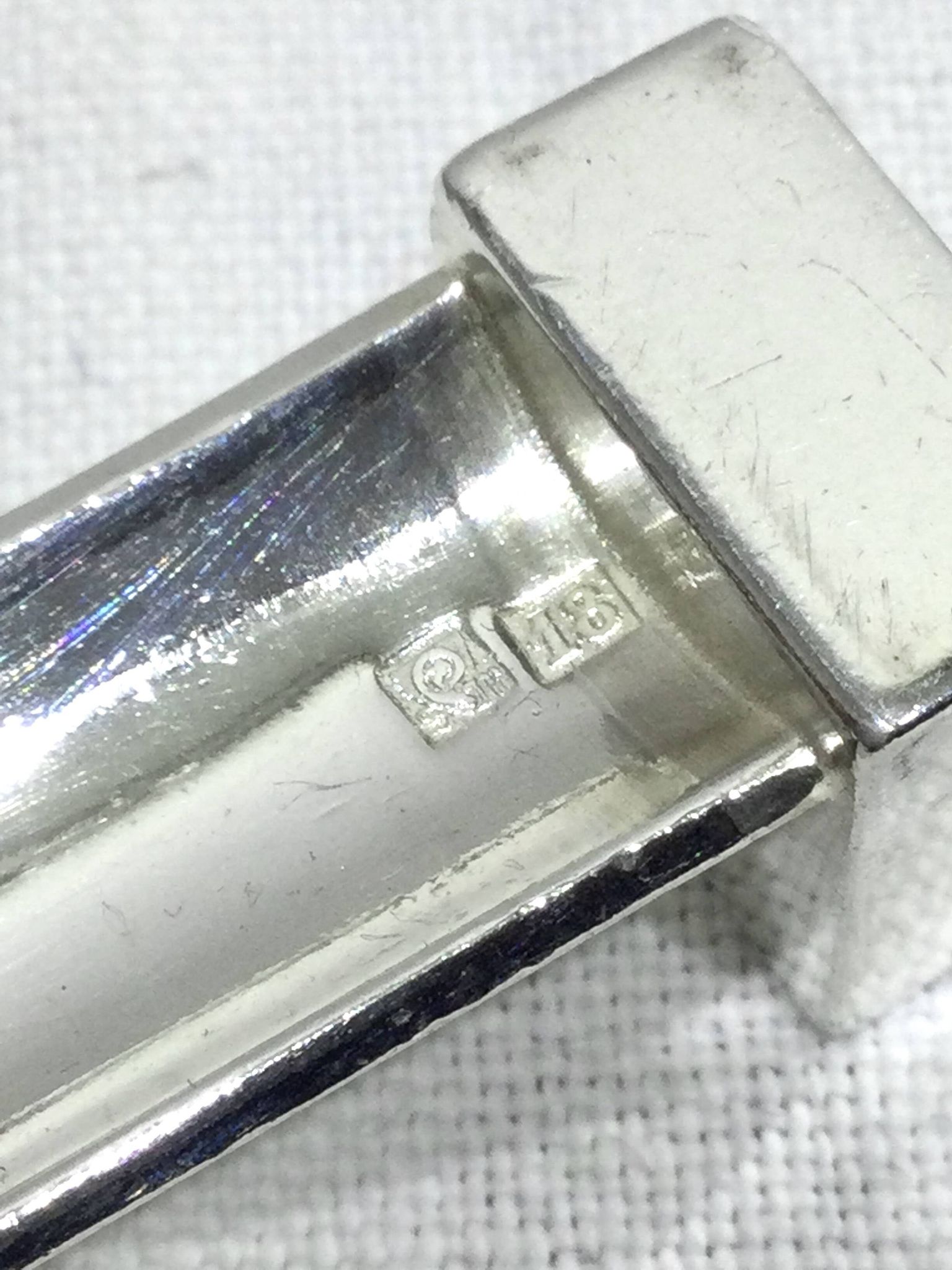 Saint Médard – 12 silver metal knife holders