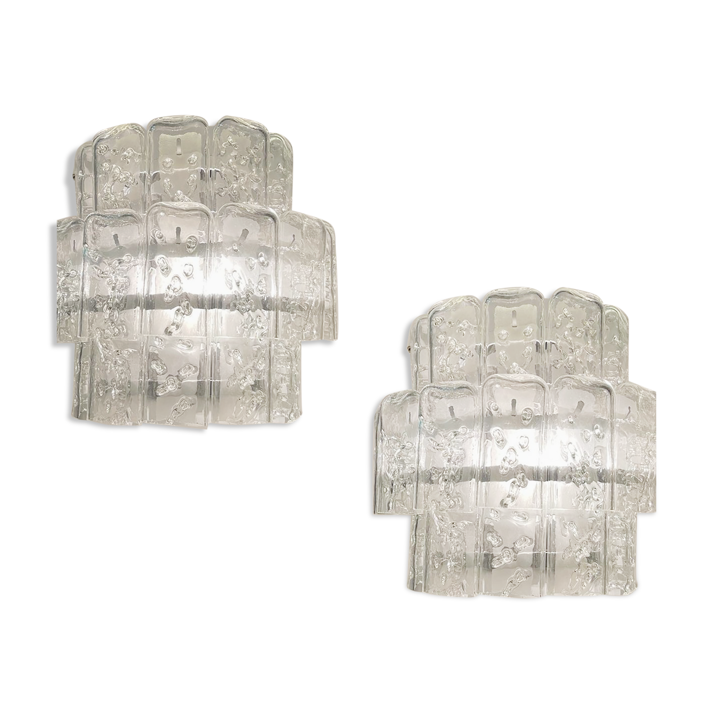 Italian Murano Glass Sconces by Toni Zuccheri, Set of 2