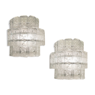 Italian Murano Glass Sconces by Toni Zuccheri, Set of 2