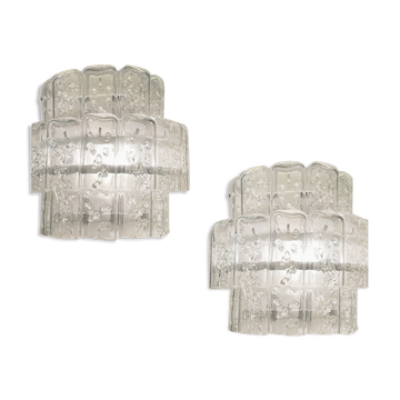 Italian Murano Glass Sconces by Toni Zuccheri, Set of 2