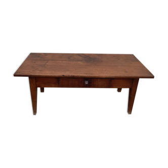 Rustic farm coffee table in fruit tree 1900