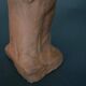 Vierge à l'Enfant en terre cuite XIXe modelage