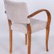 Fauteuil Art Déco en hêtre par Jules Leleu, années 1930